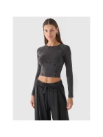 Dámské hladké tričko s dlouhým rukávem 4F 4FRAW24TLONF503-20S Dámské hladké tričko s dlouhým rukávem 4F 4FRAW24TLONF503-20S