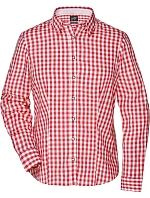 Daiber JN 637 Popelínová kostkovaná halenka tradiční styl 02.0637 red/white Daiber JN 637 Popelínová kostkovaná halenka tradiční styl 02.0637 red/white