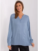 Halenka D73792M11081A šedá modrá Halenka D73792M11081A šedá modrá