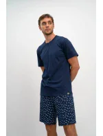 Pánské tričko 16850 tmavě modré - Vamp
