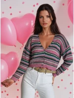 Dámský svetr COLORFUL pink FashionStreet MY1580