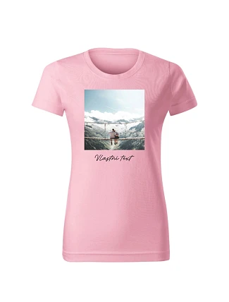 Personalizované dámské tričko s fotografií