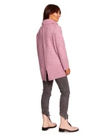 Mikina s rolákem a pulovrem BK086  - BeWear