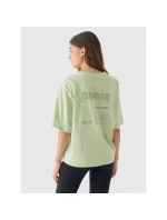 Dámské tričko oversize s potiskem 4F 4FRAW24TTSHF2583-43S