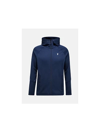 Mikina PEAK PERFORMANCE M Rider Essentials Zip Hood, tmavě modrá Mikina PEAK PERFORMANCE M Rider Essentials Zip Hood, tmavě modrá