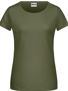 Daiber 8007 Dámské tričko z bio bavlny 02.8007 olive