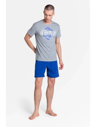 Pyžamo Lars 38869-90X Šedomodrá - Henderson