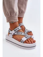 Dámské sandály na platformě Big Star Bílé Dámské sandály na platformě Big Star Bílé