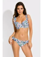 Plavková podprsenka ZANZIBAR bílo-modro-zelená - Mediolano