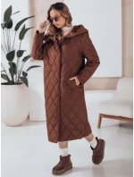 Dámská zimní bunda LIKEMIRA prošívaná hnědá FashionStreet TY4927 Dámská zimní bunda LIKEMIRA prošívaná hnědá FashionStreet TY4927