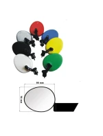 AJS MINI zapuštěné zrcátko na volantu černé