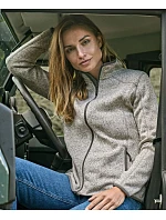 Tee Jays TJ 9616 Dámská melanžová pletená fleecová bunda 18.9616 navy melange Tee Jays TJ 9616 Dámská melanžová pletená fleecová bunda 18.9616 navy melange