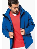 Kariban K 650 Pánská 3-vrstvá softshellová parka s kapucí 20.K650 black Kariban K 650 Pánská 3-vrstvá softshellová parka s kapucí 20.K650 black