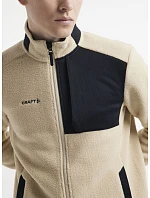 Craft Corporate ADV Pile Fleece Jacket M Pánská fleecová bunda Sherpa 81.2220 ecru/black