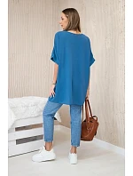 Oversized halenka s přívěskem Džíny