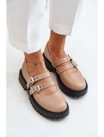 Dámské Polobotky S Pásky Eko Kůže Terione