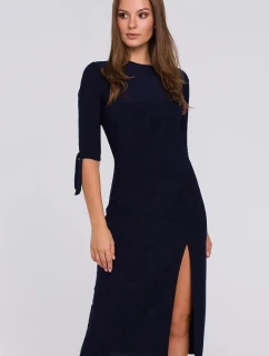 Dámské šaty K007 Tmavě modrá - Makover