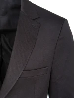 Pánské jednořadové sako černé FashionStreet MX0629