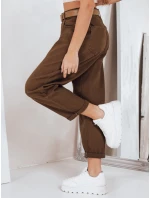 Dámské džíny mom fit hnědé FashionStreet UY2844 Dámské džíny mom fit hnědé FashionStreet UY2844