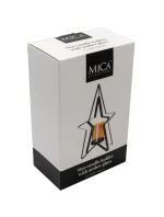 KOVOVÝ SVÍCEN 31,5 CM HVĚZDA SLÍDA