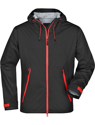 Daiber JN 1098 Pánská 3-vrstvá softshellová bunda 02.1098 black/red Daiber JN 1098 Pánská 3-vrstvá softshellová bunda 02.1098 black/red
