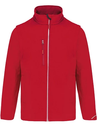Kariban ProAct PA 323 3-vrstvá softshellová bunda s odep. rukávy 20.P323 sporty red Kariban ProAct PA 323 3-vrstvá softshellová bunda s odep. rukávy 20.P323 sporty red