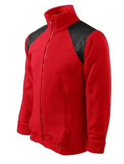 Jacket Hi-Q fleece unisex červená