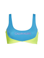 Vrchní díl plavek KW0KW00898-CEU modrožlutá - Calvin Klein