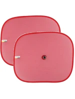 SLUNEČNÍ CLONA S PŘÍSAVKOU 2KS DUNLOP ČERVENÁ