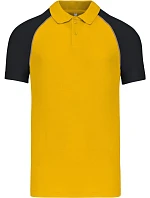 Kariban K 226 Baseballové piqué polo 20.K226 yellow/light grey/black Kariban K 226 Baseballové piqué polo 20.K226 yellow/light grey/black