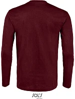 SOL'S Monarch Tričko s dlouhým rukávem 25.1420 oxblood