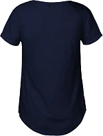 Neutral O 80012 Dámské bio tričko s ohrnutými rukávy 77.8012 navy