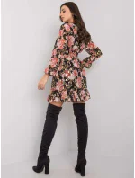 Šaty DHJ SK 12220 2.14P černá a růžová