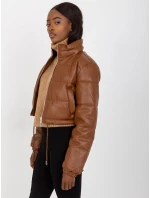 Dámský kabát NM KR D2 3820  hnědý