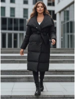 Dámský prošívaný kabát FAVI black FashionStreet TY3089