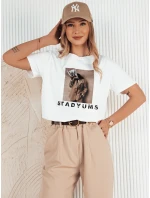 CARSTI dámské tričko bílé FashionStreet RY2404