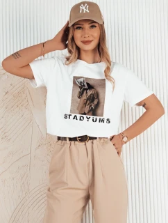 CARSTI dámské tričko bílé FashionStreet RY2404