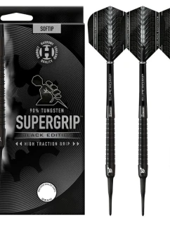 Šipky Harrows Supergrip Black 90% softip
