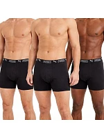 Pánské boxerky Puma Long 3-Pack černé pohodlné Pánské boxerky Puma Long 3-Pack černé pohodlné