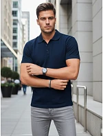 FashionStreet pánská tmavě modrá polokošile PX0553 FashionStreet pánská tmavě modrá polokošile PX0553