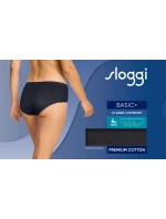 sloggi Basic+ Midi 4P - BLACK - SLOGGI BLACK - SLOGGI