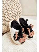 Dětské teplé pantofle s kožešinou Růžove Rubee Dětské teplé pantofle s kožešinou Růžove Rubee