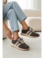 Dámské tenisky z přírodního semiše hnědé Marceline