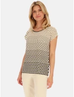 Dámský Top Over Beige - Potis & Verso Dámský Top Over Beige - Potis & Verso