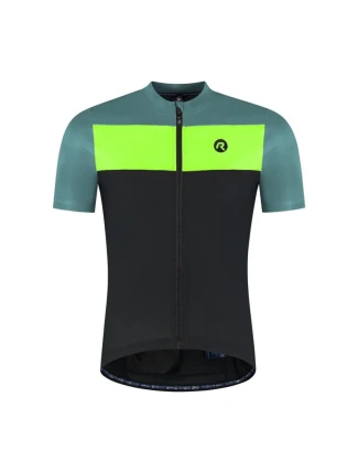 Rogelli CORE BLOCK dres černá-tur-žlutá S