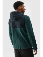 Pánský Polar S Kapucí Regular 4FWAW24TFLEM269-40S Tmavě Zelená