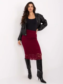 Sukně MI SD G9139.33 bordó