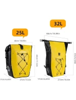 Vak na boty Rockbros vodotěsný žlutý