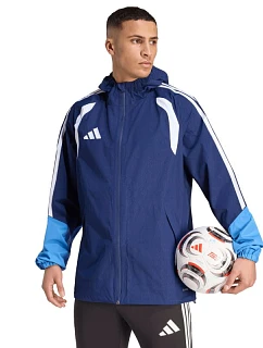 Pánské bundy adidas Tiro 26 Rain Jacket navy blue JY8963 pánské
