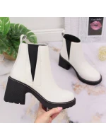 Zateplené boty Artiker W HBH42 s podpatkem na jehlovém podpatku